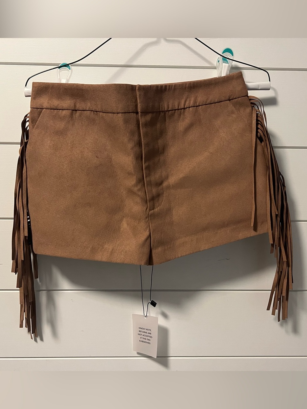**NWT** Lovers + Friends Chase Faux Suede Shorts
